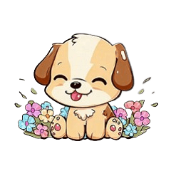 [LINEスタンプ] かわいい犬baby