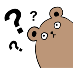 [LINEスタンプ] ちょっとあれなくま