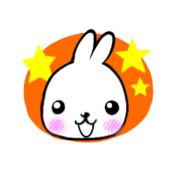 [LINEスタンプ] ハッピーラビット、3