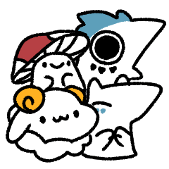 [LINEスタンプ] 4種盛り