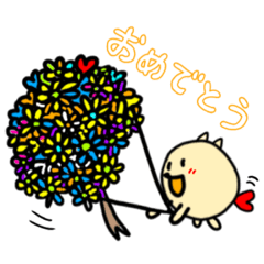 [LINEスタンプ] おもちちゃんは運動不足の3日目〜