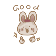 [LINEスタンプ] かわいい(？)うさぎーー