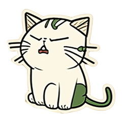 [LINEスタンプ] 不機嫌ねこちゃん