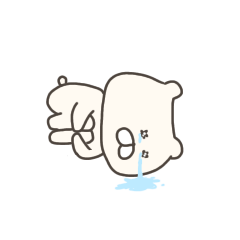 [LINEスタンプ] くまった◎五月病(無気力)