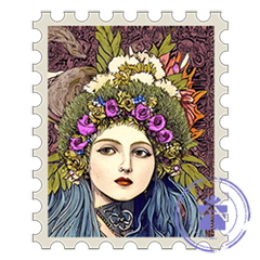 [LINEスタンプ] 女神の切手帳