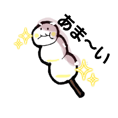 [LINEスタンプ] とろけるもちくん