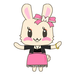 [LINEスタンプ] ウサ美