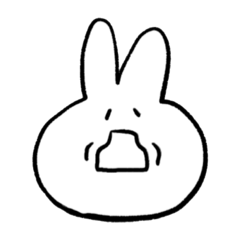 [LINEスタンプ] うさぎだけ 5