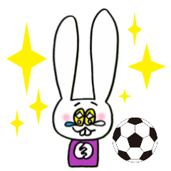 [LINEスタンプ] サッカーがすき！【紫ユニ篇】