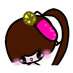 [LINEスタンプ] 乱暴なすず本 グラビア時代②の1 恋愛