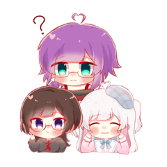 [LINEスタンプ] 微女の子 ポーズ変えたのかわちいね♡