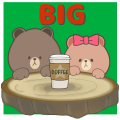 [LINEスタンプ] 【BIG】年中使える【LINEフレンズ】