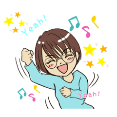 [LINEスタンプ] 踊るみなちゃんスタンプ第2弾