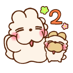 [LINEスタンプ] インちゃんときんちゃん2