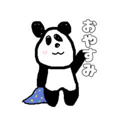 [LINEスタンプ] らくがきパンダと仲間