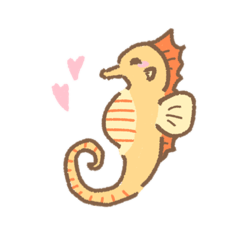 [LINEスタンプ] 毎日使えるうみのあにまるズ