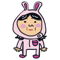 [LINEスタンプ] 常にかわいいと思われたいおばさん