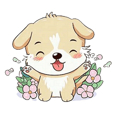 [LINEスタンプ] 毎日ハッピーを運んでくれる犬ちゃん