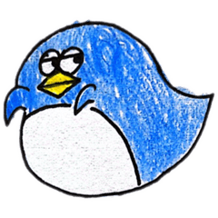 [LINEスタンプ] おばけペンギンのぺん太