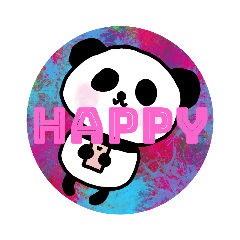 [LINEスタンプ] 日常パンダちゃん
