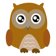 [LINEスタンプ] フクロウ日和