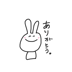 [LINEスタンプ] 表情ゆたかなうさちゃん