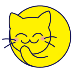 [LINEスタンプ] まんまる猫月