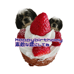 [LINEスタンプ] 食♡いちご＆DOG♡