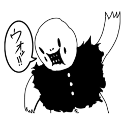 [LINEスタンプ] 闇の幹部の三人目