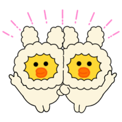 [LINEスタンプ] ふわかわ♡うさぎサリー2