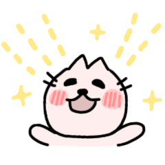 [LINEスタンプ] 文字無しで使いやすい！にくまんねこ