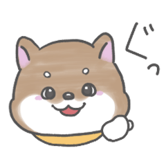 [LINEスタンプ] 豆柴のポチ