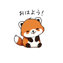 [LINEスタンプ] レッサーパンダたちの日常