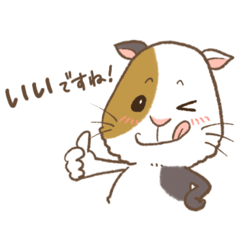 [LINEスタンプ] モルモットのプイちゃん