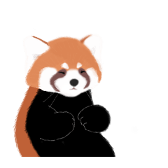 [LINEスタンプ] レッサーパンダ(もふもふ)