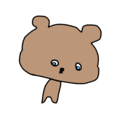 [LINEスタンプ] ただのクマちゃん。