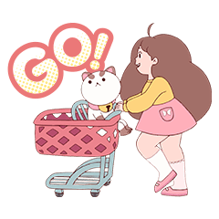 [LINEスタンプ] ビーとパピーキャット