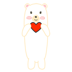 [LINEスタンプ] スコフォと仲間たちの北極クマちゃん修正版