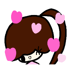 [LINEスタンプ] 乱暴なすず本 恋愛⑧の1