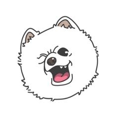 [LINEスタンプ] ポメラニアン(絵のみ)