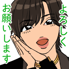 [LINEスタンプ] 動く漆黒の帝王 Vol.1