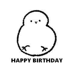 [LINEスタンプ] ぽっぽBIRTHDAY2023