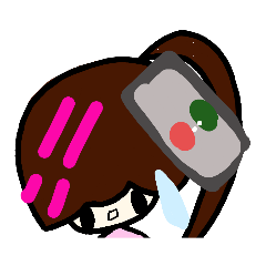 [LINEスタンプ] 乱暴なすず本 恋愛⑥の2.5くらい