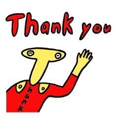 [LINEスタンプ] いつも thank you man