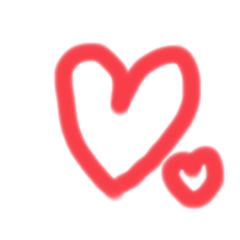 [LINEスタンプ] full of handwritten hearts