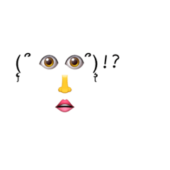 [LINEスタンプ] (̨̡՞ . .՞)̧̢