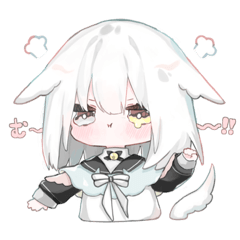 [LINEスタンプ] 微睡みちゃん