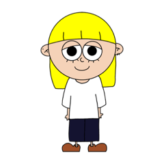 [LINEスタンプ] pupu girl.