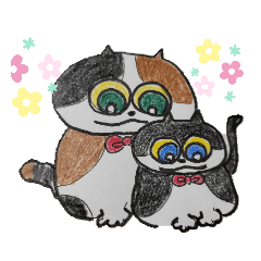 [LINEスタンプ] またこのねこねこ