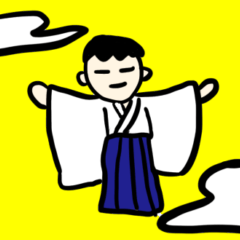 [LINEスタンプ] 天帝の真似遊び